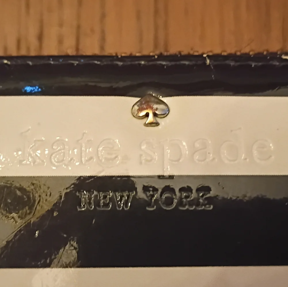 Kate Spade Monochrome Striped Wallet
